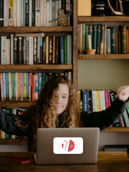 Parent helping child prepare for SATs at home
